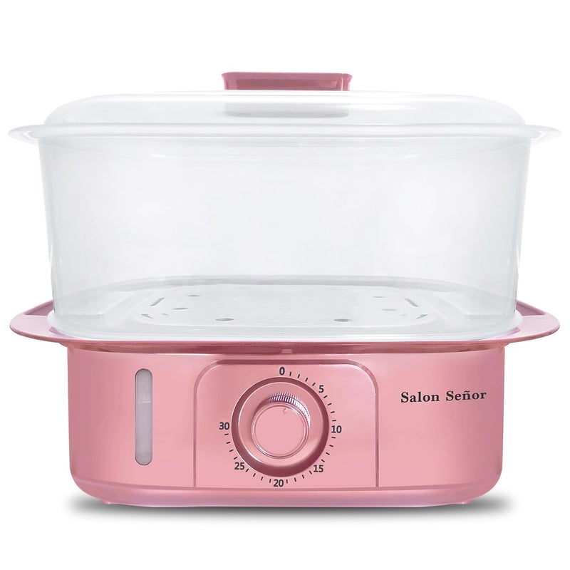 Salon Señor Pink Towel Steamer with Quickly Heating in 5 Mins Auto Off Timer Spa Towel Steamer for Personal Use at Home - Image 1